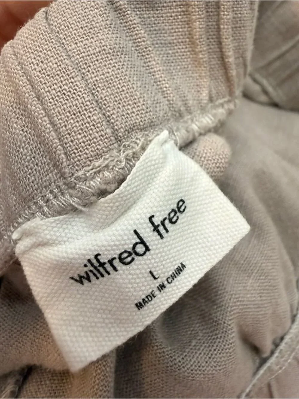 Aritzia Lodge Wilfred Free Cropped Pant Size Large Like New Condition